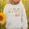 School Psych Psychologist Back To School Groovy Vintage Graphic Toddler Sweatshirt