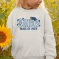 Senior 2027 Blue Girls Class Of 27 Back To School Graphic Toddler Sweatshirt Senior 2027 Blue Girls Class Of 27 Back To School Graphic Toddler Sweatshirt