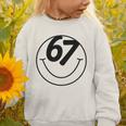 Six Seven Meme Viral Internet Sound 67 Back To School Graphic Toddler Sweatshirt