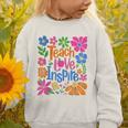 Teach Love Inspire Back To School Graphic Toddler Sweatshirt Teach Love Inspire Back To School Graphic Toddler Sweatshirt