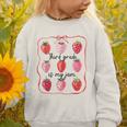 Third Grade Is My Jam Strawberry 3rd Grade Back To School Graphic Toddler Sweatshirt