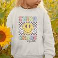 Third Grade Squad Smile Face 3rd Grade Back To School Graphic Toddler Sweatshirt
