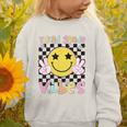 Third Grade Vibes Groovy Smile Face Back To School Girl Kid Graphic Toddler Sweatshirt Third Grade Vibes Groovy Smile Face Back To School Girl Kid Graphic Toddler Sweatshirt