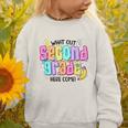 Watch Out Second Grade Here I Come 2nd Grade Back To School Graphic Toddler Sweatshirt Watch Out Second Grade Here I Come 2nd Grade Back To School Graphic Toddler Sweatshirt