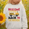 Welcome Back To School For Bus Drivers First Day Of School Graphic Toddler Sweatshirt
