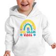 2nd Grade Vibes Back To School Rainbow Second Grade Graphic Toddler Hoodie 2nd Grade Vibes Back To School Rainbow Second Grade Graphic Toddler Hoodie