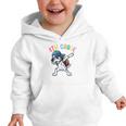 4th Grade Crew Dalmatian Dog Dabbing Back To School Premium Tri-Blend Graphic Toddler Hoodie