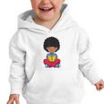 Back To School Afro African American Boy Student Graphic Toddler Hoodie