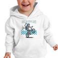 Back To School Bruh Boy Skeleton Riding On a BMX Bike Graphic Toddler Hoodie