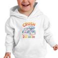 Back To School I'm Ready To Crush 2nd Grade Graphic Toddler Hoodie Back To School I'm Ready To Crush 2nd Grade Graphic Toddler Hoodie