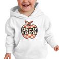 Back To School Retro Apple PRE-K Classroom Graphic Toddler Hoodie