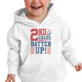 Baseball Second Grade Back To School 2nd Grade Batter Up Graphic Toddler Hoodie