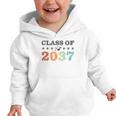 Class Of 2037 Grow With Me Back To School Graduation Graphic Toddler Hoodie Class Of 2037 Grow With Me Back To School Graduation Graphic Toddler Hoodie