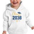Class Of 2038 Grow With Me Kindergarten Back To School Graphic Toddler Hoodie