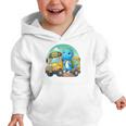 Dinosaur Kids Riding a Bus Back To School Ready To Crush Graphic Toddler Hoodie Dinosaur Kids Riding a Bus Back To School Ready To Crush Graphic Toddler Hoodie