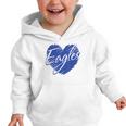 Eagles Heart Back To School Spirit B Graphic Toddler Hoodie