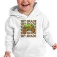 First Day Of 1st Grade Level Begins Back To School Girl Boy Graphic Toddler Hoodie First Day Of 1st Grade Level Begins Back To School Girl Boy Graphic Toddler Hoodie