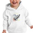 First Grade Back To School Space Rocket Astronaut Graphic Toddler Hoodie