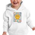 Fourth Grade Vibes Retro Smile Back To School 4th Grade Team Graphic Toddler Hoodie
