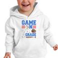 Game On First Grade Boy Baseball Back To School Graphic Toddler Hoodie Game On First Grade Boy Baseball Back To School Graphic Toddler Hoodie