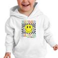 Girls Kindergarten Vibes Smile Face Back To School Kinder Graphic Toddler Hoodie