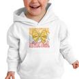 Instructional Assistant Groovy Coquette Bow Back To School Graphic Toddler Hoodie Instructional Assistant Groovy Coquette Bow Back To School Graphic Toddler Hoodie
