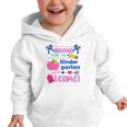 Kids Back To School Here I Come Kindergarten Girls TK Grad Graphic Toddler Hoodie
