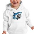 Kids Shark With School Books Back To School Shark Lovers Graphic Toddler Hoodie Kids Shark With School Books Back To School Shark Lovers Graphic Toddler Hoodie
