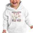 Kindergarten Wild West Goose Cowboy Goose Back To School Graphic Toddler Hoodie Kindergarten Wild West Goose Cowboy Goose Back To School Graphic Toddler Hoodie