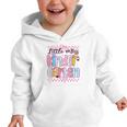 Little Miss Kindergarten Back To School Girls Coquette Bow Graphic Toddler Hoodie