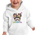Little Miss Preschool Back To School Messy Kids Girls Graphic Toddler Hoodie