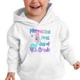 Mermazing First Day Of Fourth Grade Back To School Mermaid Premium Tri-Blend Graphic Toddler Hoodie