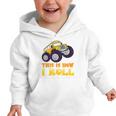 Monster Truck School Bus This Is How I Roll Back To School Graphic Toddler Hoodie