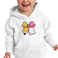 Pencil Coquette Bow Happy First Day Of School Back To School Graphic Toddler Hoodie Pencil Coquette Bow Happy First Day Of School Back To School Graphic Toddler Hoodie