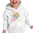 Pre-K Typography First Day Back To School Leopard Apple Graphic Toddler Hoodie Pre-K Typography First Day Back To School Leopard Apple Graphic Toddler Hoodie