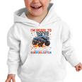 Ready To Crush Kindergarten Monster Truck Back To School Boy Graphic Toddler Hoodie