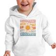 Retro Kindergarten Daisy Colorful Back To School Student Kid Graphic Toddler Hoodie