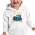 Rollin' Into Kindergarten Monster Car Back To School Boys Graphic Toddler Hoodie Rollin' Into Kindergarten Monster Car Back To School Boys Graphic Toddler Hoodie