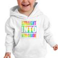 Straight Into 4th Grade Fourth Grade Back To School Graphic Toddler Hoodie Straight Into 4th Grade Fourth Grade Back To School Graphic Toddler Hoodie