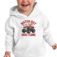 Watch Out Third Here I Came Dragon Back To School Summer Tee Graphic Toddler Hoodie
