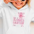 My 1st Day Of Kindergarten 2025 Back To School Girls Graphic Toddler Hoodie