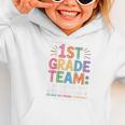 1st Grade Team Like Normal But Cooler Back To School Graphic Toddler Hoodie 1st Grade Team Like Normal But Cooler Back To School Graphic Toddler Hoodie