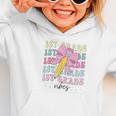 1st Grade Vibes Girl Coquette Bow First Grade Back To School Graphic Toddler Hoodie 1st Grade Vibes Girl Coquette Bow First Grade Back To School Graphic Toddler Hoodie