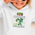 4th Grade Level Unlocked Back To School Pixel Game Graphic Toddler Hoodie