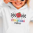 4th Grade Vibes Retro Groovy Apple Back To School Graphic Toddler Hoodie 4th Grade Vibes Retro Groovy Apple Back To School Graphic Toddler Hoodie