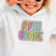 5th Fifth Grade Vibes Back To School Dalmatian Dots Graphic Toddler Hoodie