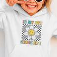 In My 8th Grade Era Retro Groovy Eighth Grade Back To School Graphic Toddler Hoodie