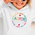 Admin Dream Team Back To School Front Office Employees Staff Graphic Toddler Hoodie Admin Dream Team Back To School Front Office Employees Staff Graphic Toddler Hoodie