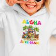 Aloha Fifth Grade Pineapple Hawaii Back To School Kids Girl Graphic Toddler Hoodie