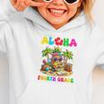 Aloha Fourth Grade Pineapple Hawaii Back To School Kids Girl Graphic Toddler Hoodie Aloha Fourth Grade Pineapple Hawaii Back To School Kids Girl Graphic Toddler Hoodie